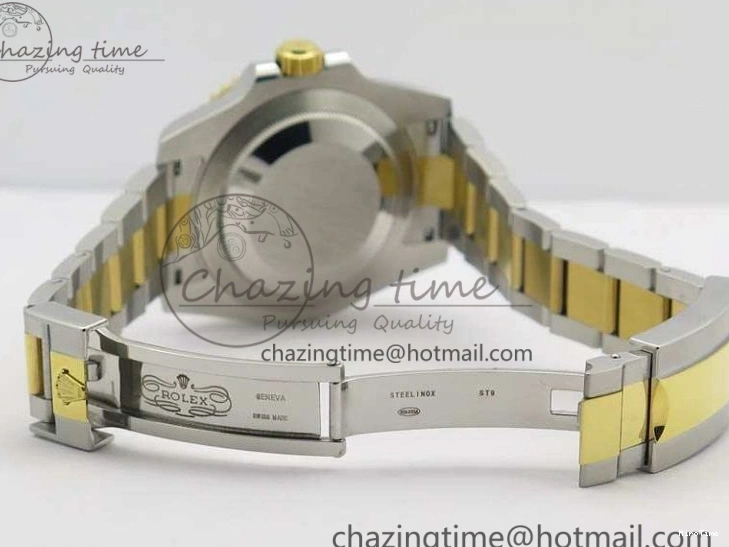 MiroTime 0416 Comfortable Submariner 116613LN Noob 1:1 Best Edition Black Dial On SS YG Bracelet A2836 V 3569